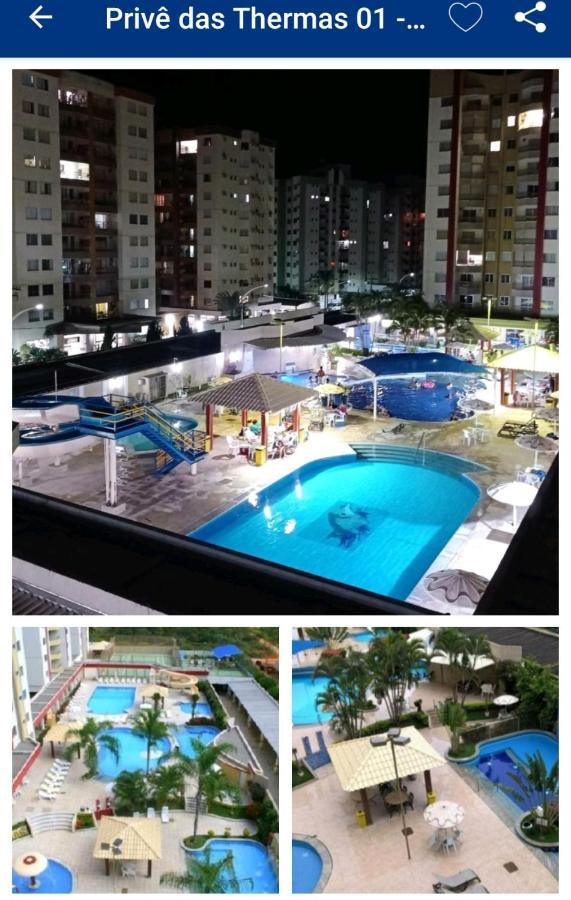 Privê das Thermas 01 - Ar Split nos 2 quartos, ventilador na sala, purificador Soft gelada natural Caldas Novas Exterior foto